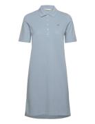 Slim Shield Ss Pique Polo Dress Kort Klänning Blue GANT