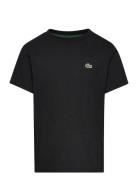 Tee-Shirt&Turtle Sport T-shirts Short-sleeved Black Lacoste