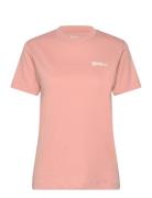 Essential T W Sport T-shirts & Tops Short-sleeved Pink Jack Wolfskin