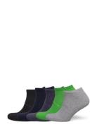 Tonal Logo Sneaker Socks 5-Pack Sockor Strumpor Grey GANT