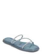 Selena Glam Sandal Platta Sandaler Blue Shoe The Bear