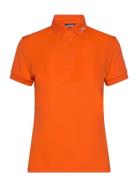 J. Lindeberg Tour Tech Polo Orange