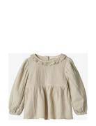 Fliink Ciao Ls Blouse Beige