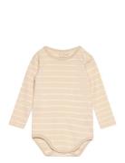 Fixoni Body Ls W. Yd Stripe Beige