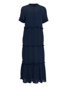 Marie Silje Dress Maxiklänning Festklänning Blue Bruuns Bazaar