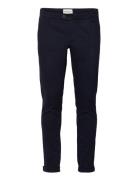 Bs Tang Slim Fit Chinos Bottoms Trousers Chinos Navy Bruun & Stengade