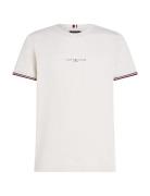 Tommy Hilfiger Tommy Logo Tipped Tee Vit