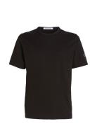 Badge Regular Tee Tops T-shirts Short-sleeved Black Calvin Klein Jeans