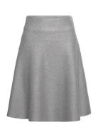 Cuannemarie Skirt Knälång Kjol Grey Culture