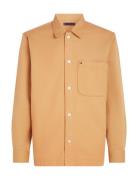 Twill Shirt Jacket Tunn Jacka Orange Tommy Hilfiger