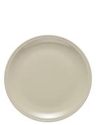 Höganäs Keramik Plate 25Cm Home Tableware Plates Small Plates Beige Rö...