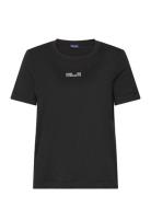 Jalona Designers T-shirts & Tops Short-sleeved Black Baum Und Pferdgar...