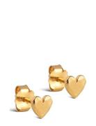 Heart Studs Accessories Jewellery Earrings Studs Gold Enamel Copenhage...