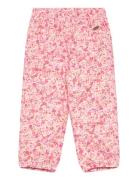 Pants Aop W. Lining Bottoms Trousers Pink Minymo
