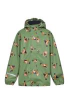 Rainwear Jacket - Aop Outerwear Rainwear Jackets Green CeLaVi