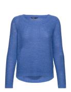 Onlgeena Xo L/S Pullover Knt Noos Tops Knitwear Jumpers Blue ONLY