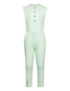 Copenhagen Colors Rib Jersey Jumpsuit Grön