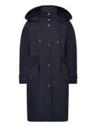 Paladio Outerwear Parka Coats Blue BOSS