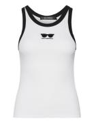 Karl Lagerfeld Fashion Tank Top W/Sunglasses Vit