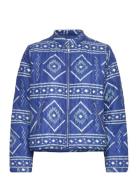 Emiliall Jacket Ls Kviltad Jacka Blue Lollys Laundry