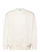 Noel Resort Sweatshirt Gots Sweat-shirt Tröja Cream Double A By Wood W...