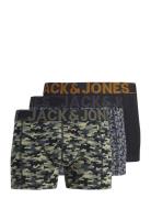 Jacdanny Trunks 3 Pack Sn Boxerkalsonger Khaki Green Jack & J S