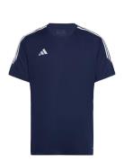 Tiro23 Club Training Jersey Men Tops T-shirts Short-sleeved Navy Adida...