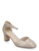 Tamaris Women Court Shoe Beige