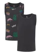 The New Tank Top 2-Pack Night & Underwear Underwear Tops Black The New