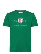 GANT Archive Shield Ss T-Shirt Grön