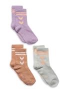 Hmlalfie Sock 3-Pack Sockor Strumpor Multi/patterned Hummel