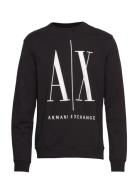 Ax Man Sweatshirt Tops Sweat-shirts & Hoodies Sweat-shirts Black Arman...