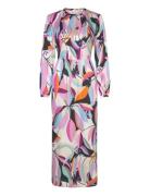 Coster Copenhagen Dress In Multi Leaf Print Multi/patterned