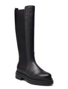 Bianco Biadarlene Chelsea Long Boot Leather Svart