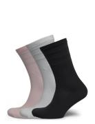 Transparent Crew Sock 3 Pair Pack Sport Socks Regular Socks Multi/patt...