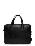 Line Quilt Pu Laptop Bag Datorväska Väska Black Calvin Klein
