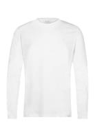 Nørregaard Ls T-Shirt Tonal Tops T-shirts Long-sleeved White Les Deux