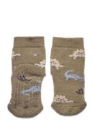 Melton Dinosaurs Socks - Let's Go Grön