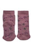 Maple Sock Anti Slip Let's Go Strumpor Non-slip Pink Melton