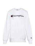 Crewneck Sweatshirt Tops Sweat-shirts & Hoodies Sweat-shirts White Cha...