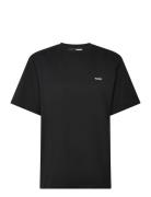 Light Over D T-Shirt Tops T-shirts & Tops Short-sleeved Black ROTATE B...