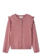 Nkfvininna Ls Knit Card Tops Knitwear Cardigans Pink Name It