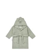 Liewood Lily Bear Bathrobe Grön