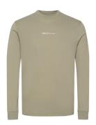 Tom Tailor Rounded Hem Longsleeve Khaki Green