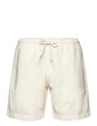 Dyed Canvas Beach Shorts Bottoms Shorts Casual White Mads Nørgaard