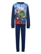 Pyjama Pyjamas Set Navy Marvel