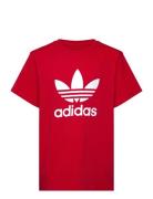 Trefoil Tee Sport T-shirts Short-sleeved Red Adidas Originals