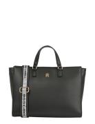 Th Fresh Satchel Shopper Väska Black Tommy Hilfiger