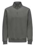 Onsconnor Reg 1/4 Zip Sweat Tops Sweat-shirts & Hoodies Sweat-shirts G...