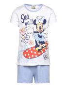 Pyjama Pyjamas Set Blue Minnie Mouse